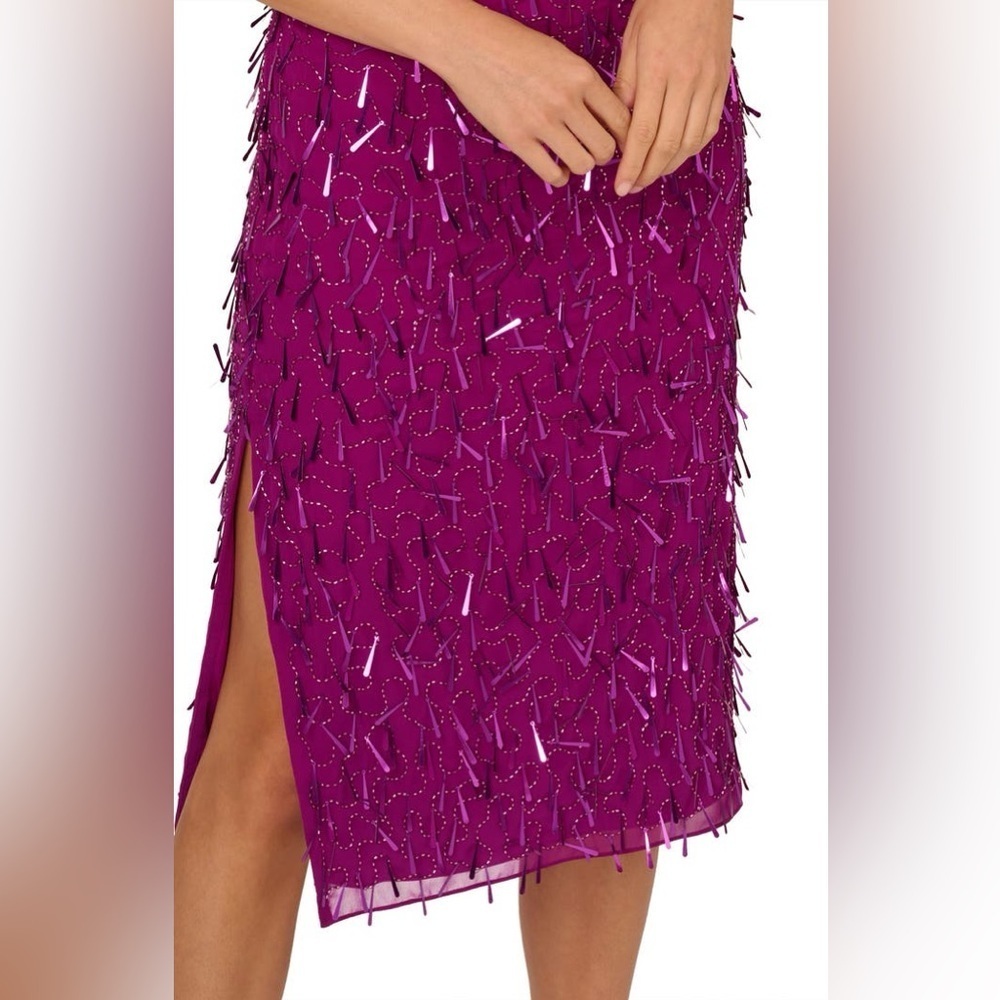 ๐ LIV FOSTER Sequin Purple Dress, Size 4 NWT - Picture 4 of 4